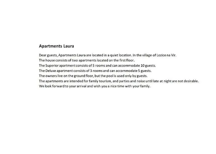 Laura 2 Διαμέρισμα *